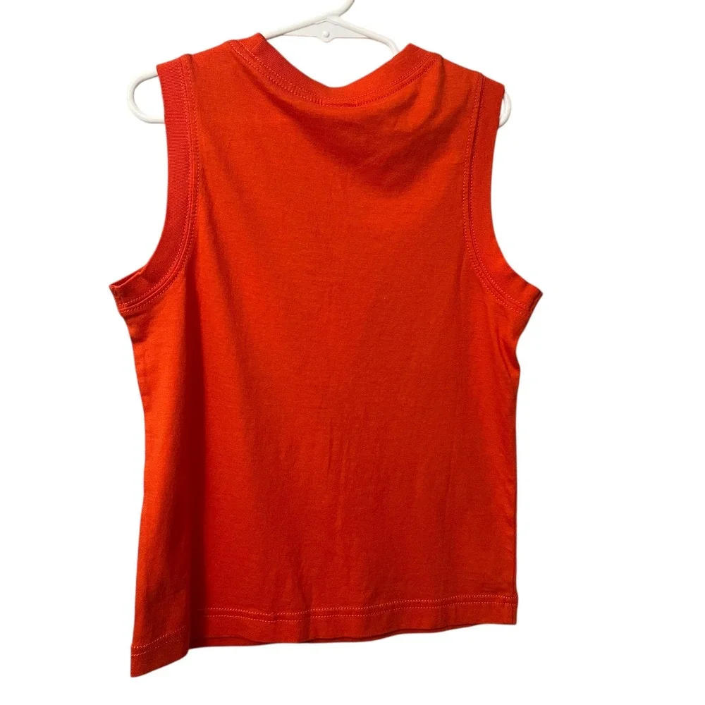 Gymboree Boys Youth Orange Airplane Muscle Tank Top Shirt Size‎ 5 Summer NWT
